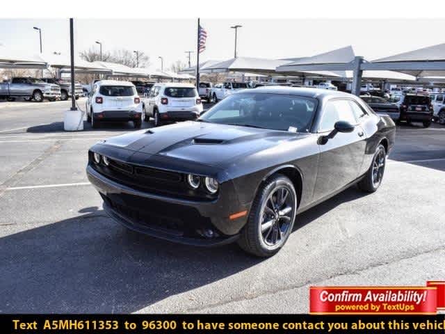 Used 2021 Dodge Challenger SXT with VIN 2C3CDZGG9MH611353 for sale in Midland, TX