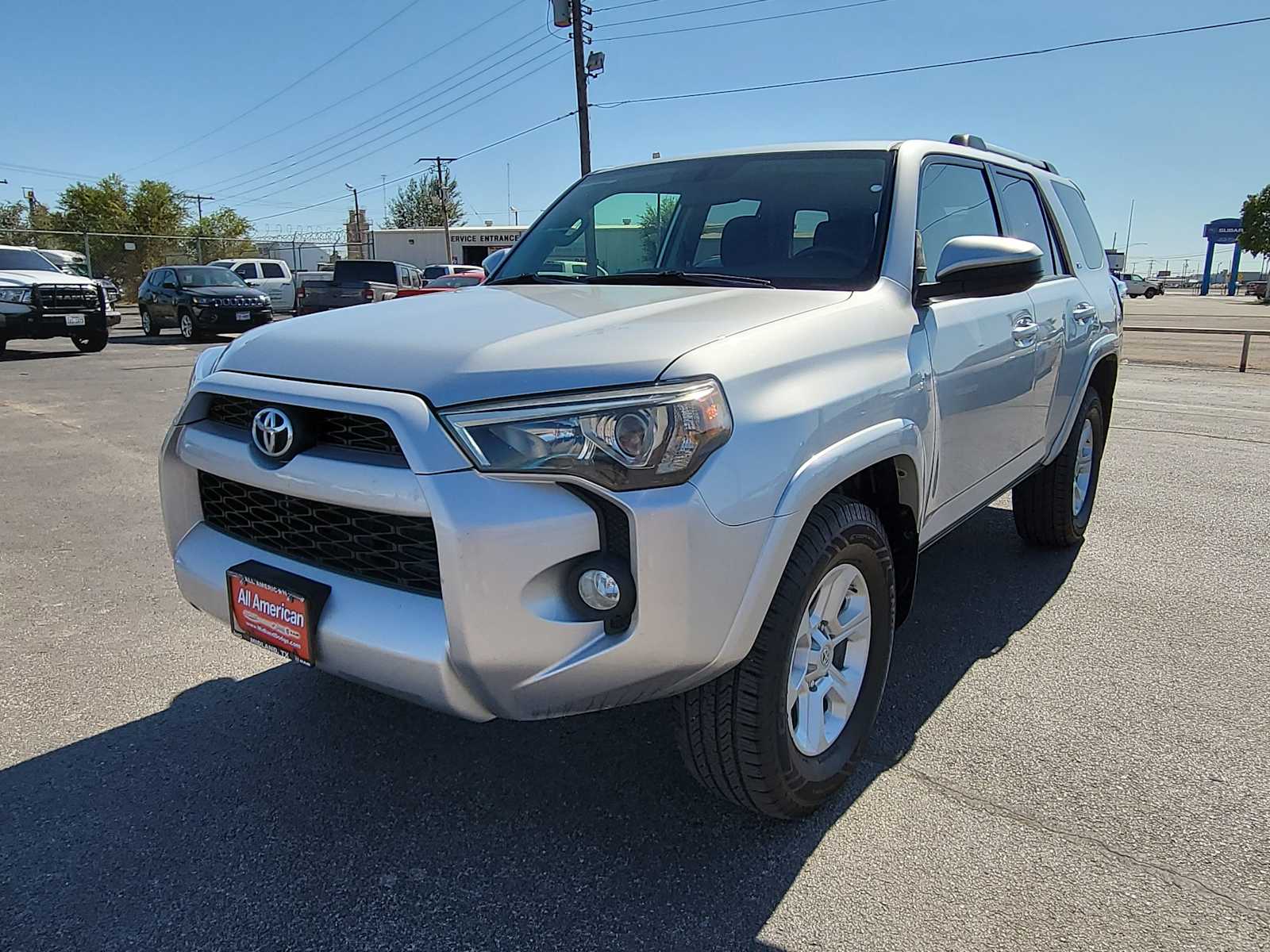 Used 2019 Toyota 4Runner SR5 with VIN JTEBU5JR2K5686745 for sale in Midland, TX