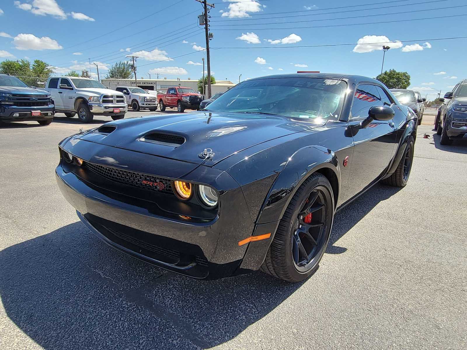 Used 2022 Dodge Challenger SRT with VIN 2C3CDZL90NH222674 for sale in Midland, TX