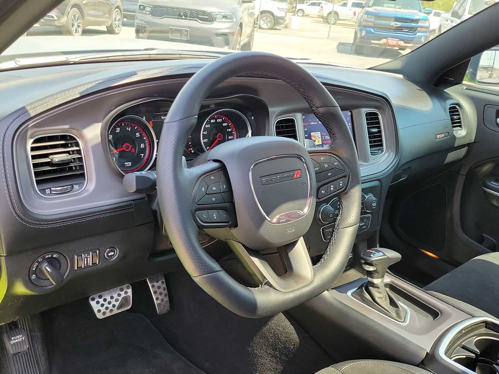 Used 2023 Dodge Charger Scat Pack with VIN 2C3CDXGJ7PH689828 for sale in Midland, TX
