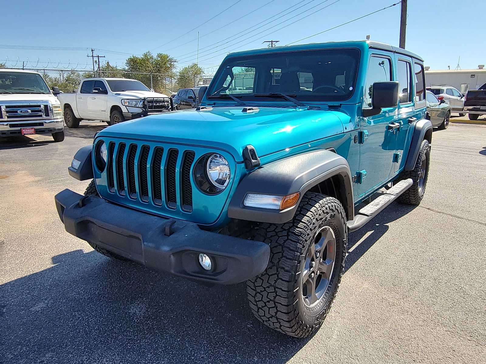 Used 2020 Jeep Wrangler Unlimited Altitude with VIN 1C4HJXDG9LW333413 for sale in Midland, TX