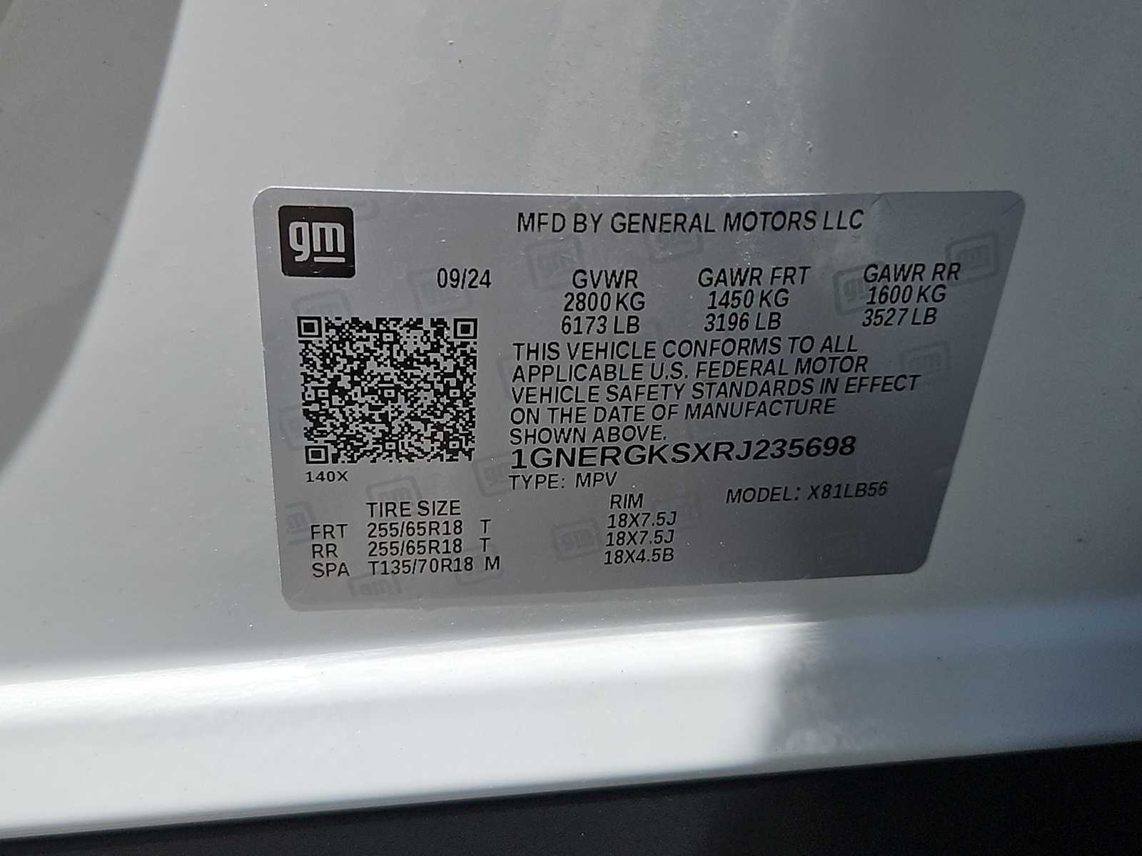 Thumbnail: 2024 Chevrolet Traverse - 16