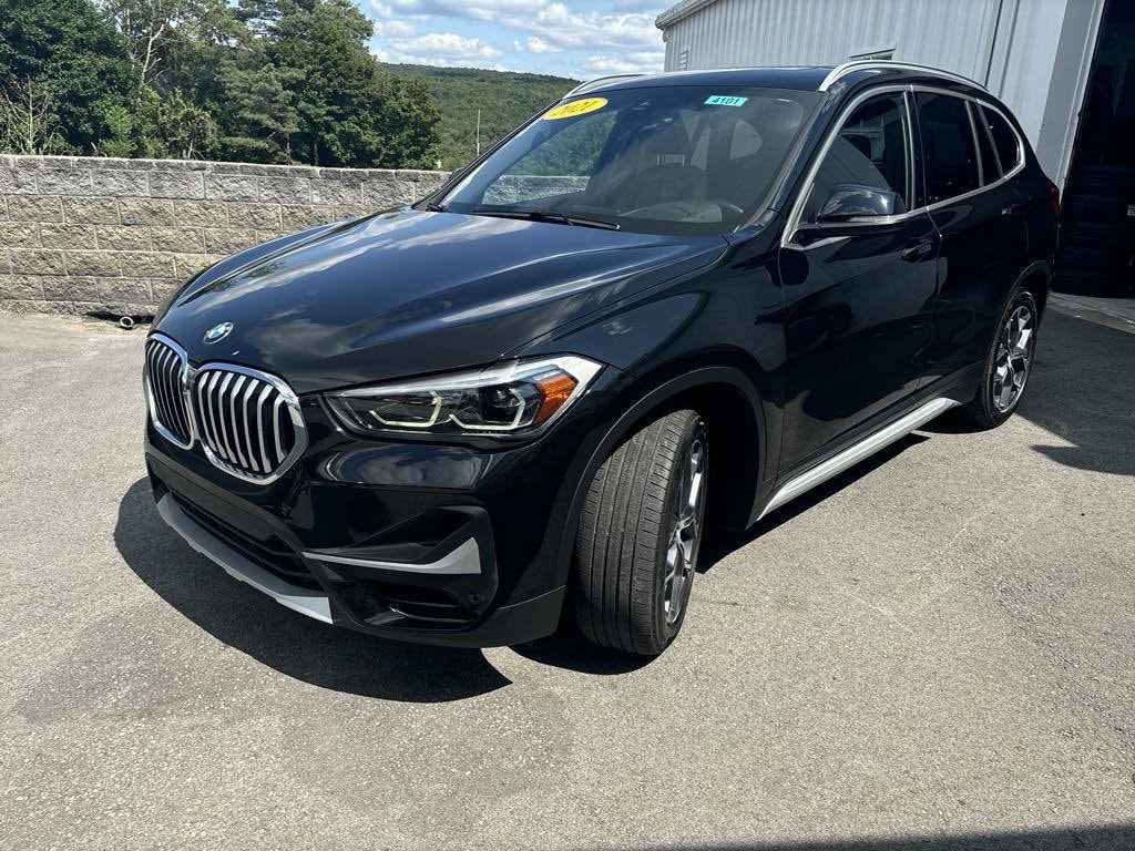 Used 2021 BMW X1 28i with VIN WBXJG9C03M5T01664 for sale in Forest City, PA