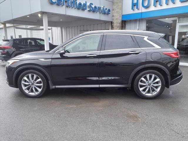 Used 2021 INFINITI QX50 Luxe with VIN 3PCAJ5BB3MF103644 for sale in Forest City, PA