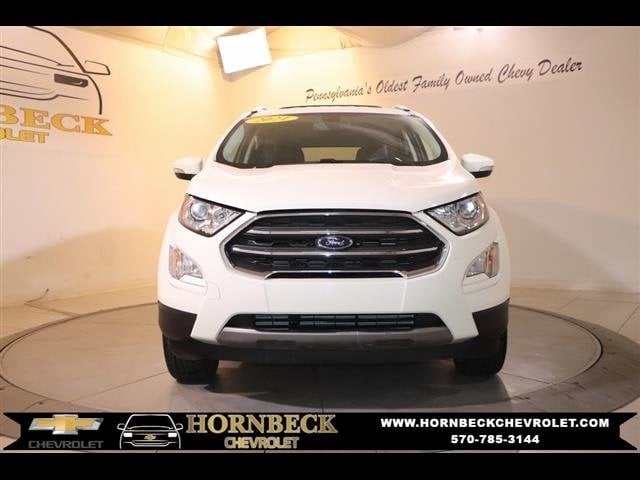 Used 2021 Ford EcoSport Titanium with VIN MAJ6S3KL3MC402036 for sale in Forest City, PA