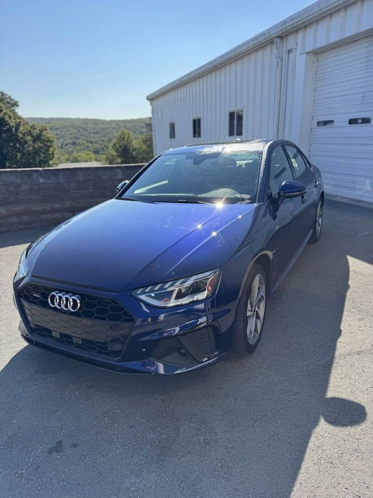 Used 2021 Audi A4 Premium Plus with VIN WAUEAAF4XMA030087 for sale in Forest City, PA