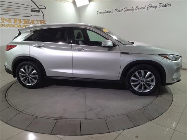 Used 2021 INFINITI QX50 Luxe with VIN 3PCAJ5BB7MF103887 for sale in Forest City, PA