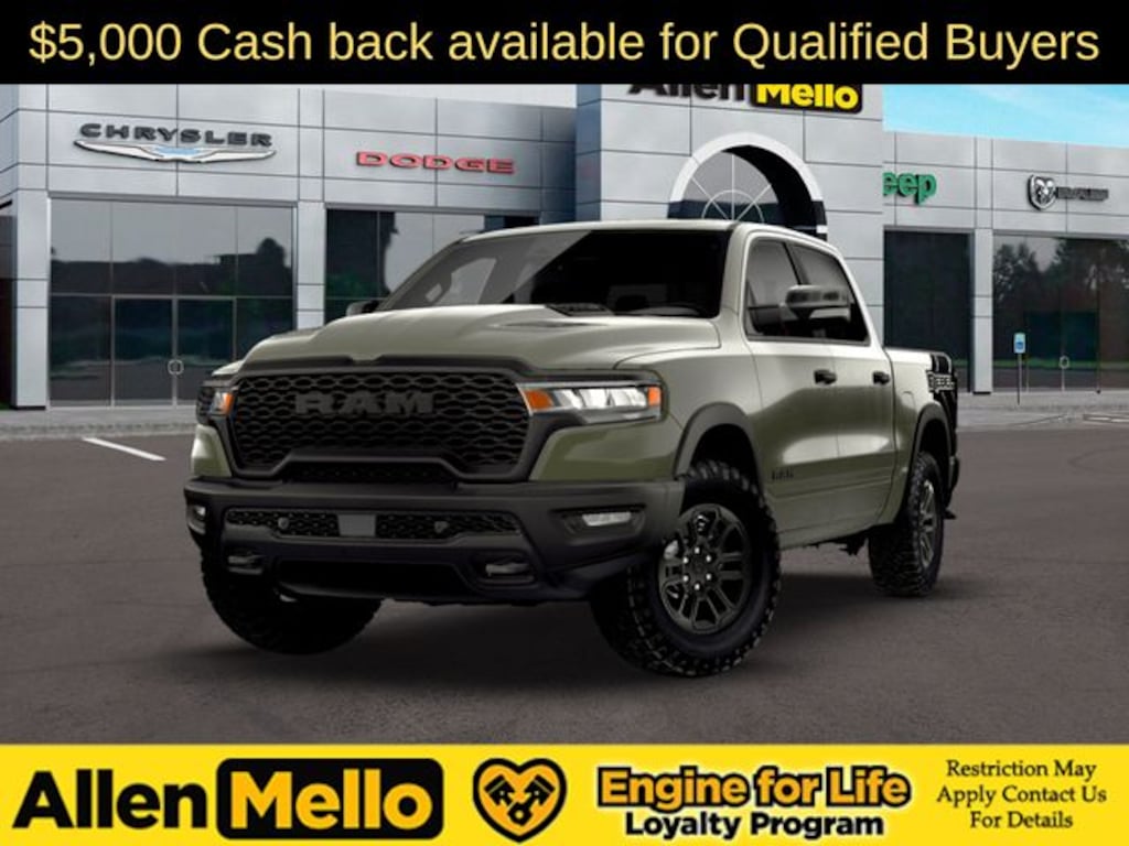 New 2026 Ram 1500 REBEL CREW CAB 4X4 5'7 BOX Pickup