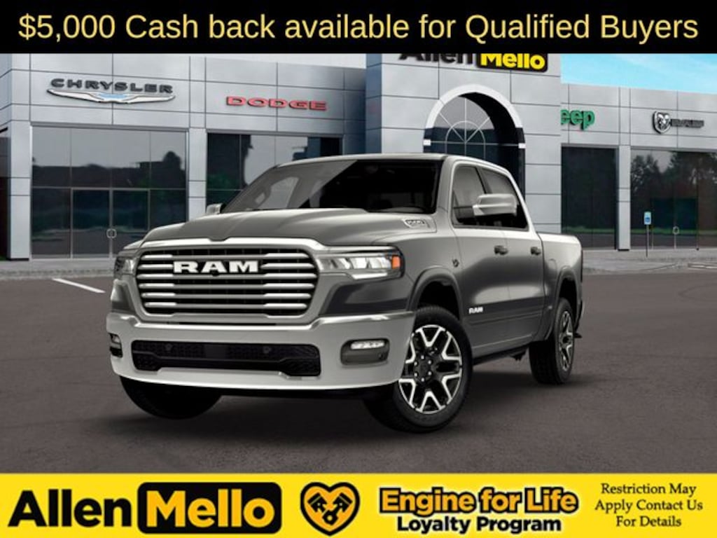 New 2026 Ram 1500 LARAMIE CREW CAB 4X4 5'7 BOX Pickup