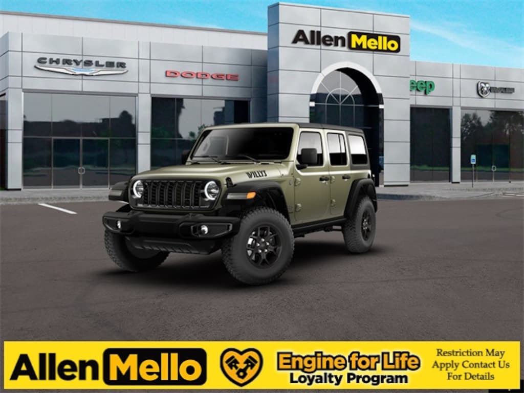New 2026 Jeep Wrangler 4-DOOR WILLYS Sport Utility