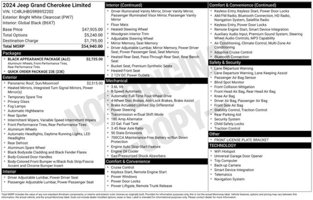 Used 2024 Jeep Grand Cherokee Limited SUV