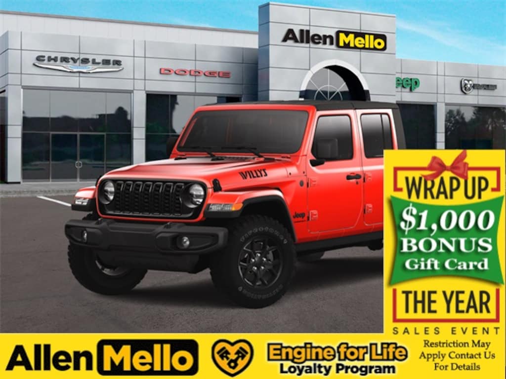 New 2025 Jeep Gladiator WILLYS 4X4 Pickup