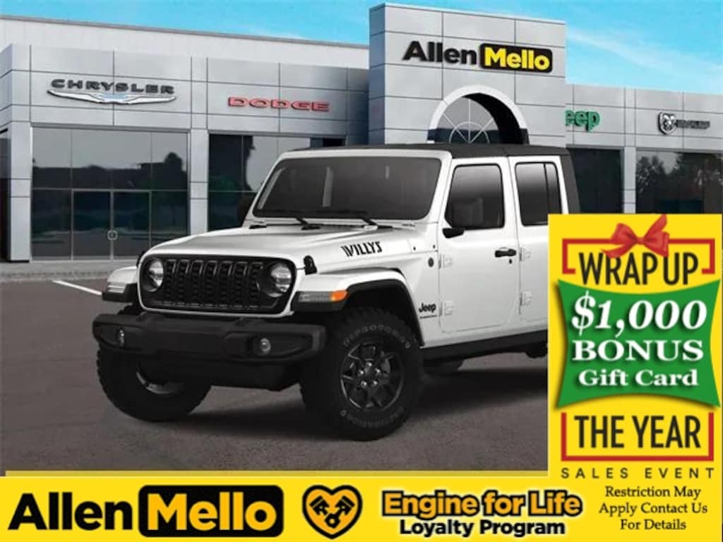 New 2025 Jeep Gladiator WILLYS 4X4 Pickup