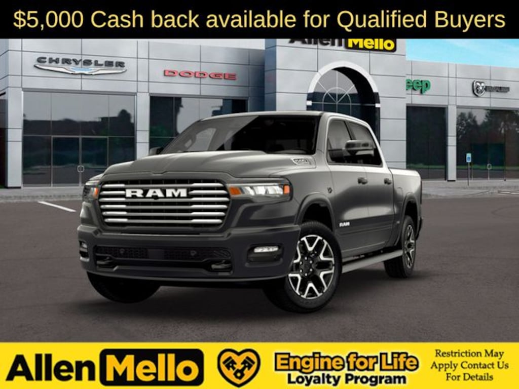 New 2026 Ram 1500 LARAMIE CREW CAB 4X4 5'7 BOX Pickup