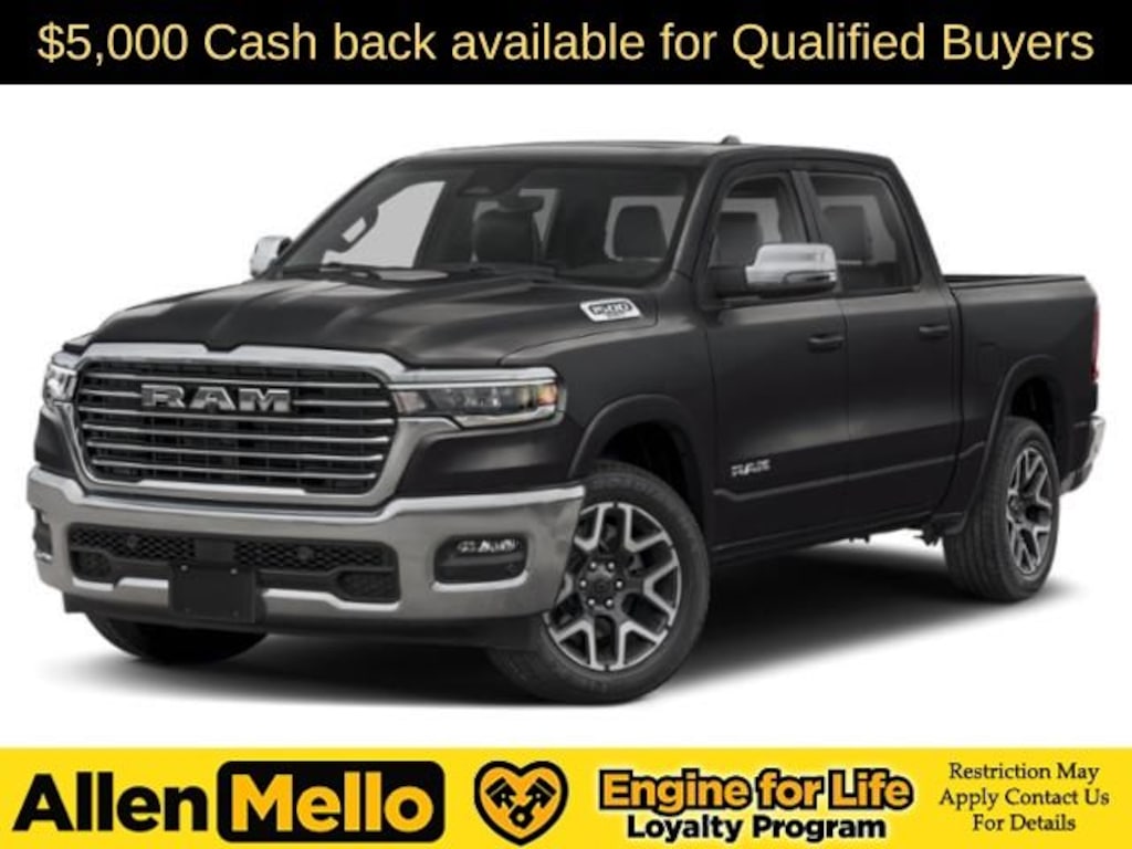 New 2026 Ram 1500 LARAMIE CREW CAB 4X4 5'7 BOX Pickup