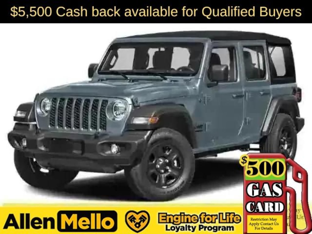 New 2026 Jeep Wrangler 4-DOOR SPORT S Sport Utility