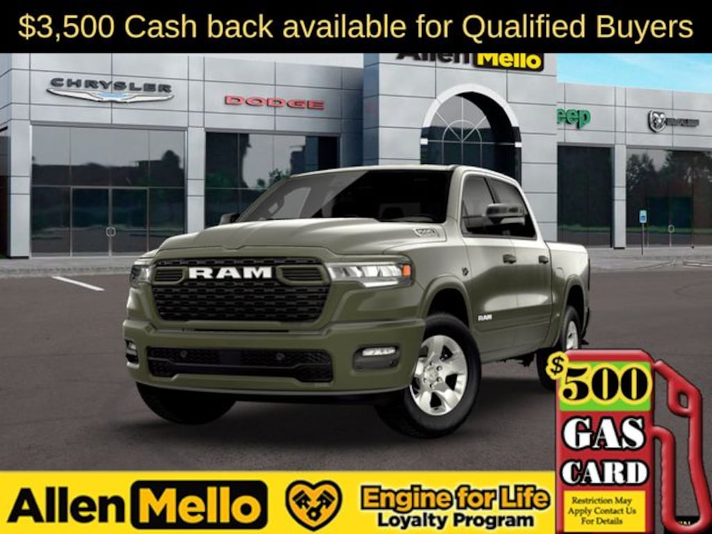 New 2026 Ram 1500 BIG HORN CREW CAB 4X4 5'7 BOX Pickup