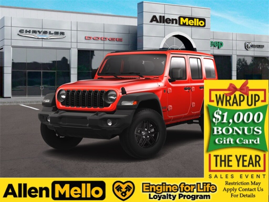 New 2025 Jeep Wrangler 4-DOOR SPORT S Sport Utility