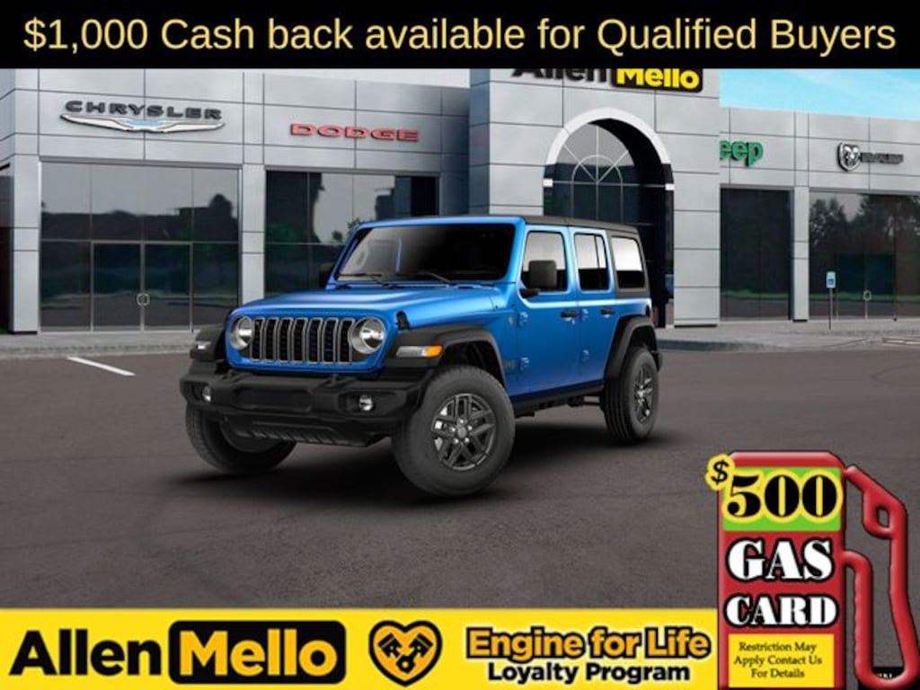 New 2026 Jeep Wrangler 4-DOOR SPORT S Sport Utility