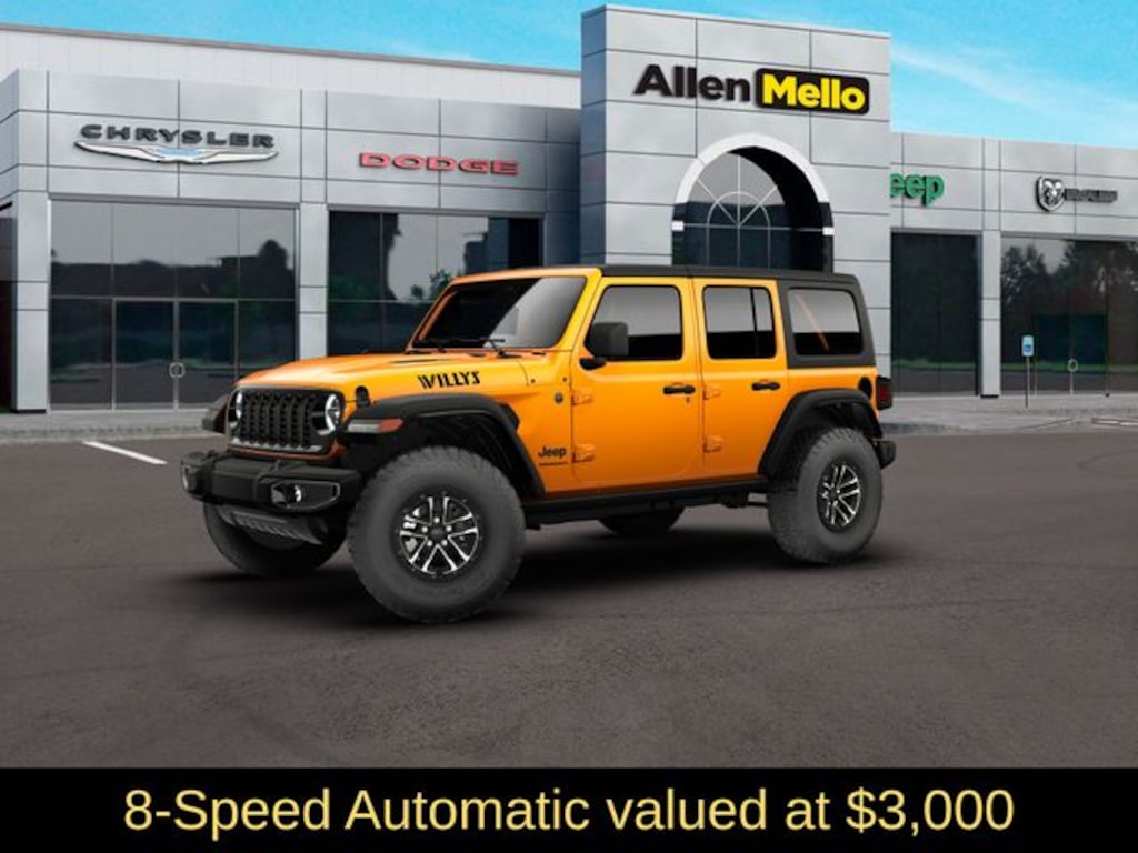 New 2026 Jeep Wrangler 4-DOOR WILLYS Sport Utility