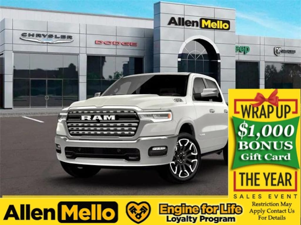 New 2026 Ram 1500 LIMITED LONGHORN CREW CAB 4X4 5'7 BOX Pickup