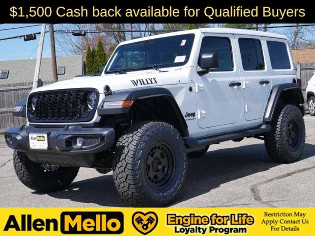 New 2026 Jeep Wrangler 4-DOOR WILLYS Sport Utility