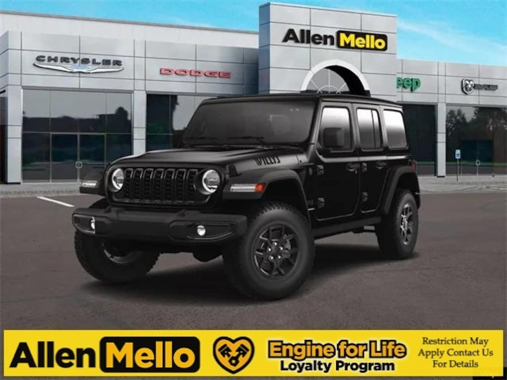 New 2025 Jeep Wrangler 4-DOOR WILLYS Sport Utility