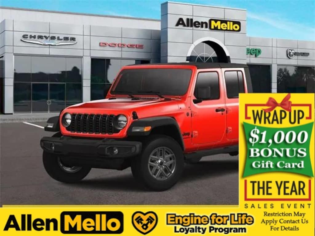 New 2025 Jeep Gladiator SPORT S 4X4 Pickup