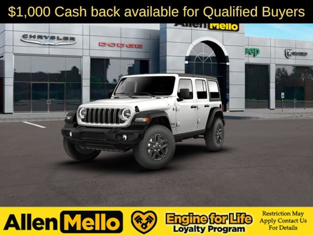 New 2026 Jeep Wrangler 4-DOOR SPORT S Sport Utility