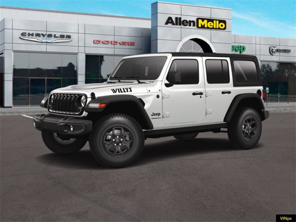 New 2025 Jeep Wrangler 4-DOOR WILLYS Sport Utility