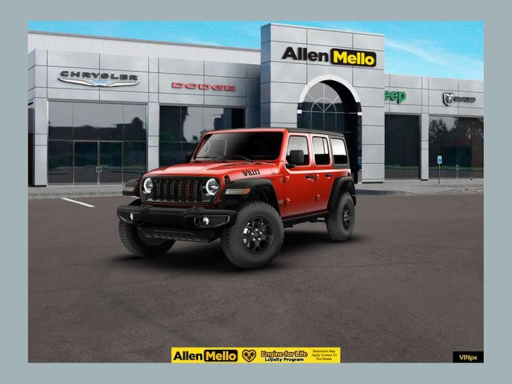 New 2026 Jeep Wrangler 4-DOOR WILLYS Sport Utility