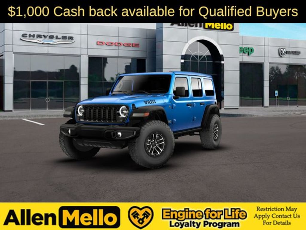New 2026 Jeep Wrangler 4-DOOR WILLYS Sport Utility