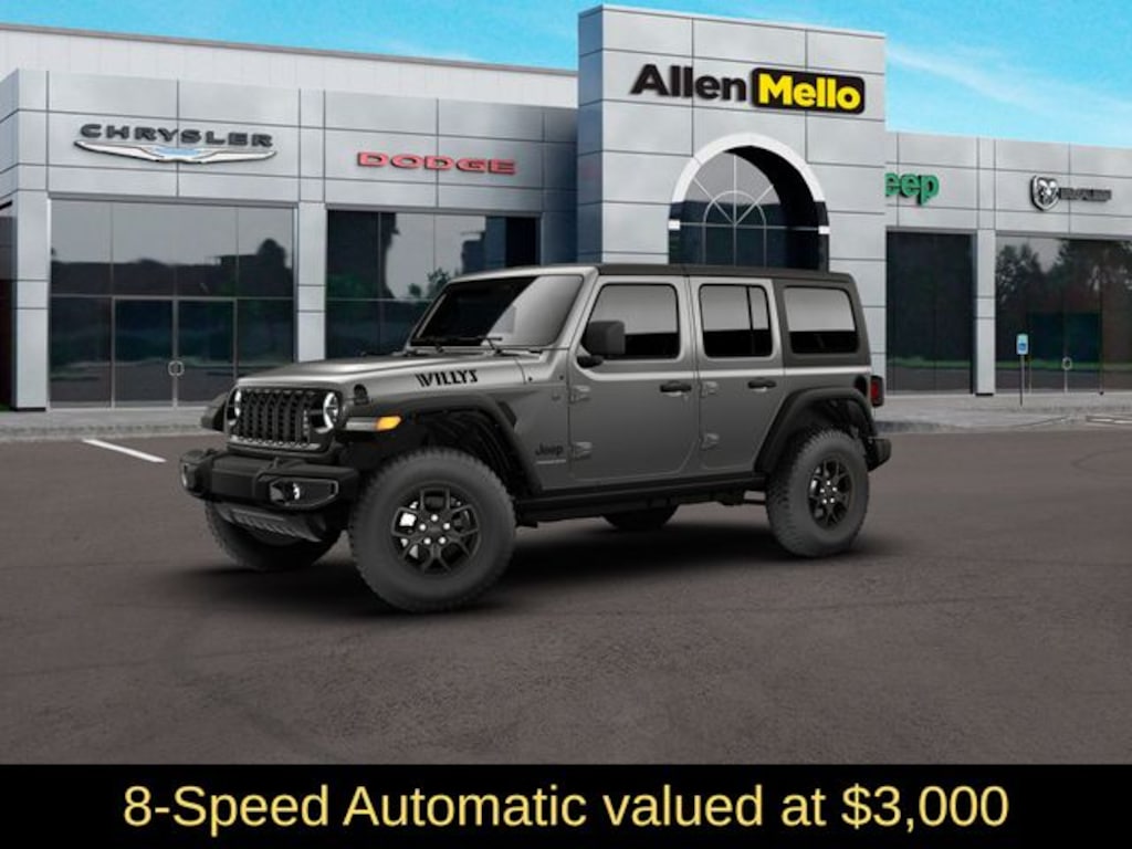 New 2026 Jeep Wrangler 4-DOOR WILLYS Sport Utility