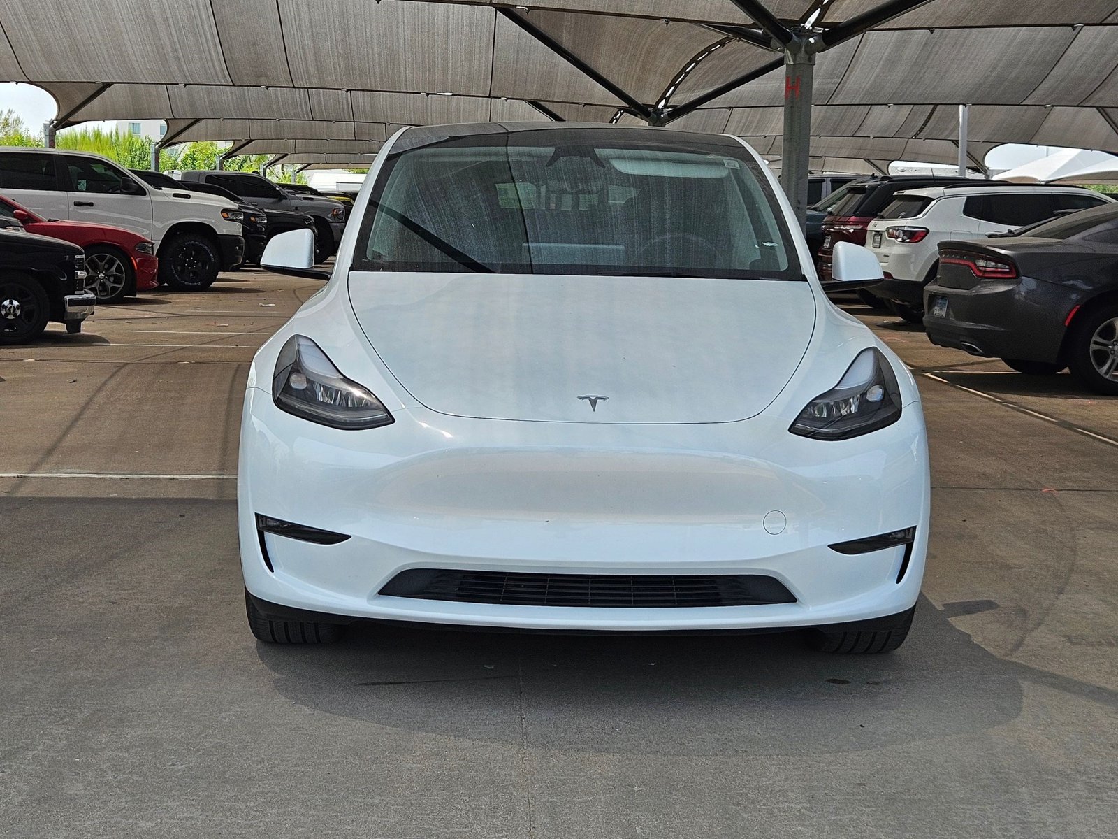 Used 2024 Tesla Model Y Long Range with VIN 7SAYGDEE5RA257454 for sale in Fort Worth, TX