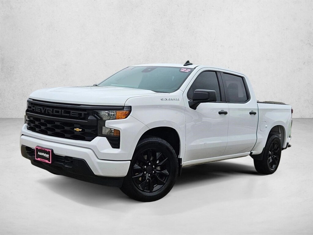 Used 2022 Chevrolet Silverado 1500 Custom Crew Cab Pickup