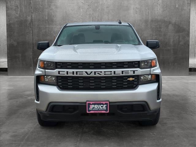 Used 2022 Chevrolet Silverado 1500 Limited Custom with VIN 1GCPWBEK1NZ237442 for sale in Houston, TX