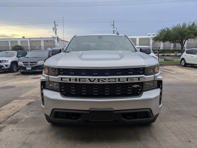 Used 2022 Chevrolet Silverado 1500 Limited Custom with VIN 1GCPWBEK1NZ237442 for sale in Houston, TX