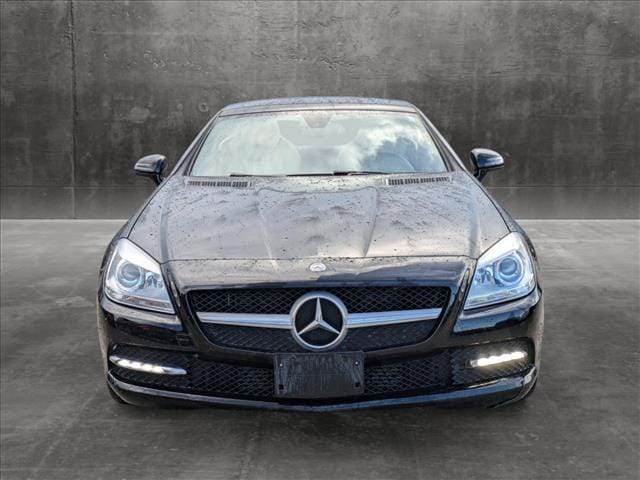 Used 2015 Mercedes-Benz SLK-Class SLK250 with VIN WDDPK4HA2FF096836 for sale in Houston, TX