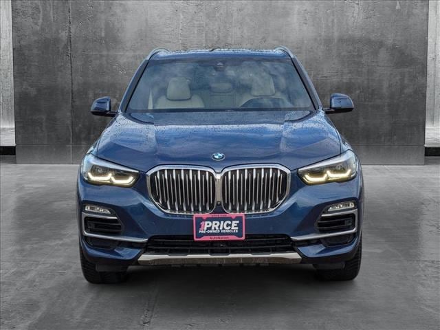 Used 2021 BMW X5 40i with VIN 5UXCR4C07M9F14100 for sale in Houston, TX