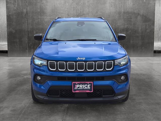 Used 2022 Jeep Compass Latitude with VIN 3C4NJCBB1NT155704 for sale in Katy, TX