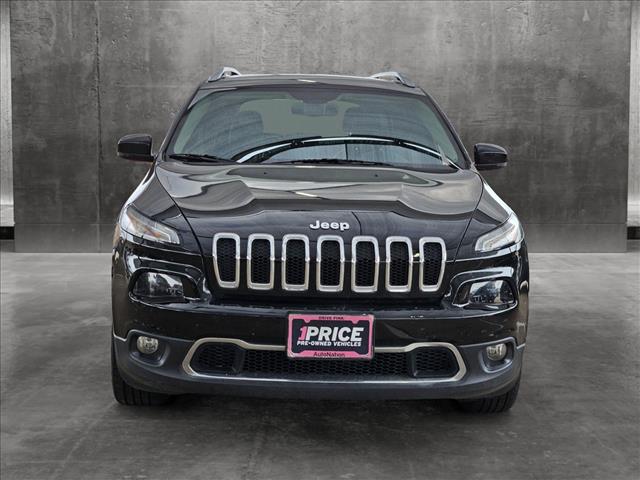 Used 2017 Jeep Cherokee Limited with VIN 1C4PJLDB7HW523131 for sale in Katy, TX