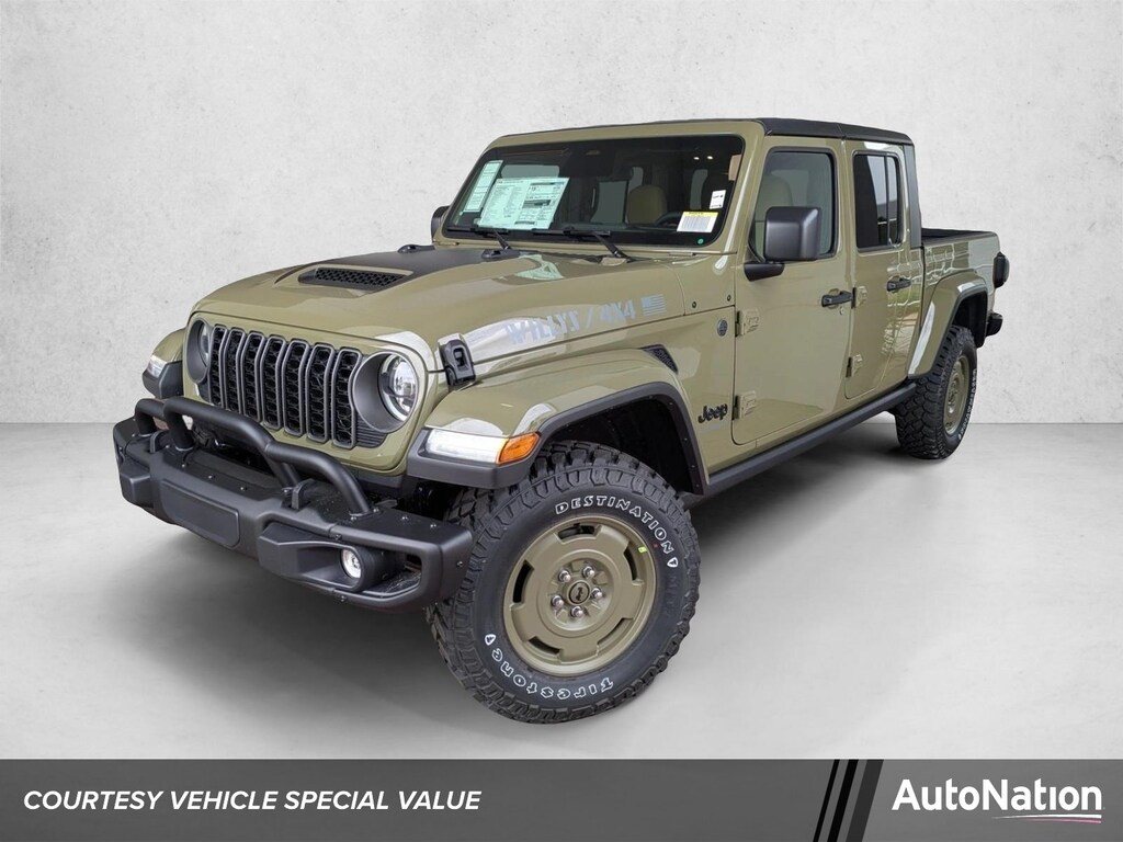 New 2026 Jeep Gladiator Willys 41 Truck Crew Cab