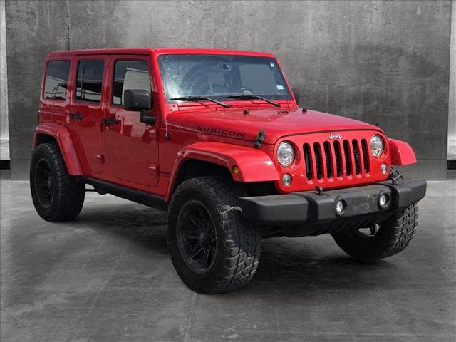 Used 2017 Jeep Wrangler Unlimited Rubicon with VIN 1C4BJWFGXHL571566 for sale in Katy, TX