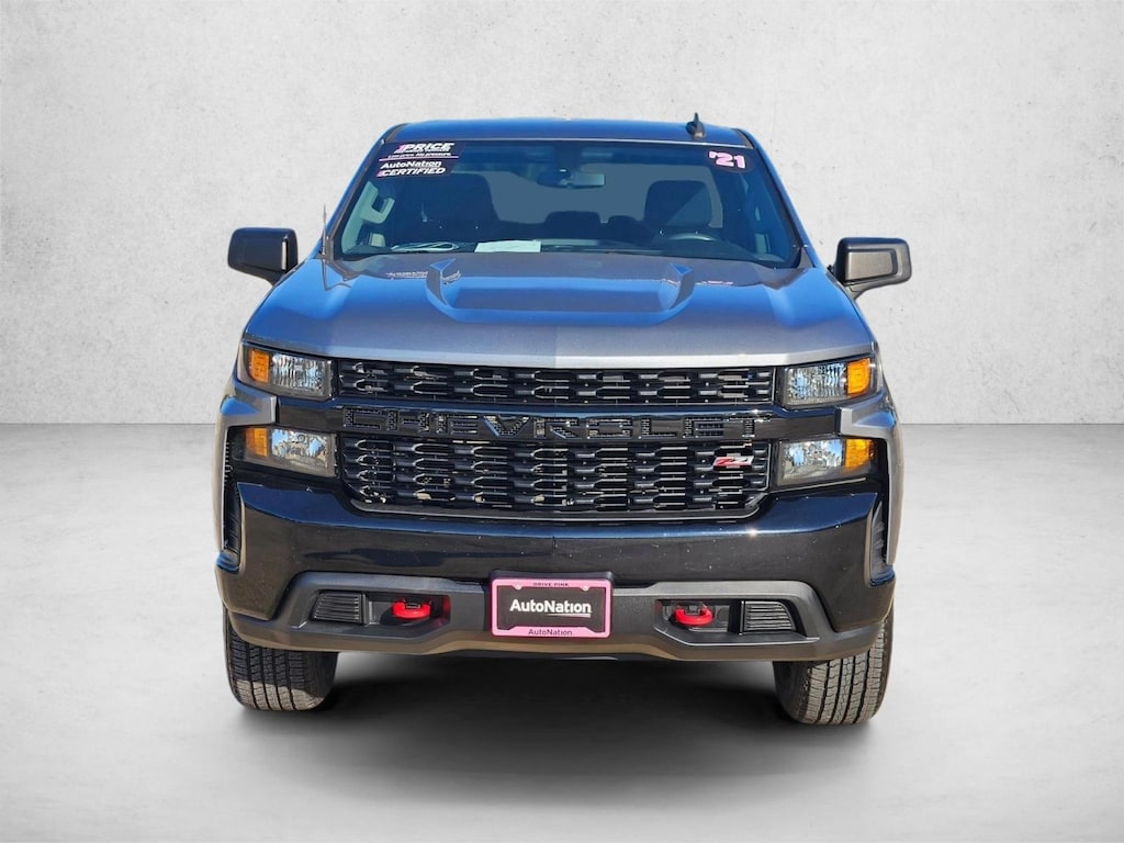 Used 2021 Chevrolet Silverado 1500 Custom Trail Boss Crew Cab Pickup