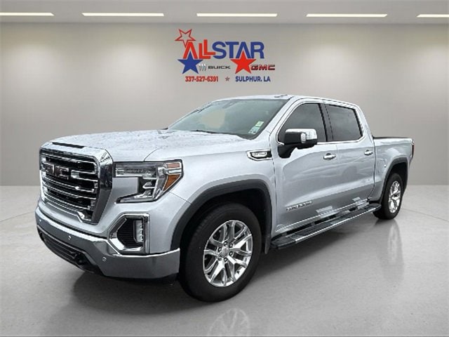 Used 2021 GMC Sierra 1500 SLT with VIN 3GTP8DED6MG185621 for sale in Sulphur, LA