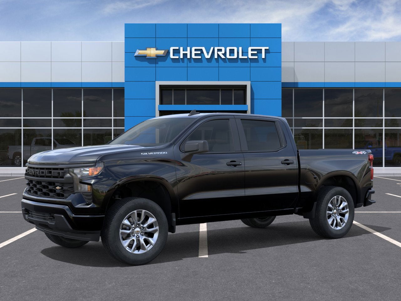 Used 2025 Chevrolet Silverado 1500 Custom with VIN 1GCPKBEK8SZ308580 for sale in Olive Branch, MS
