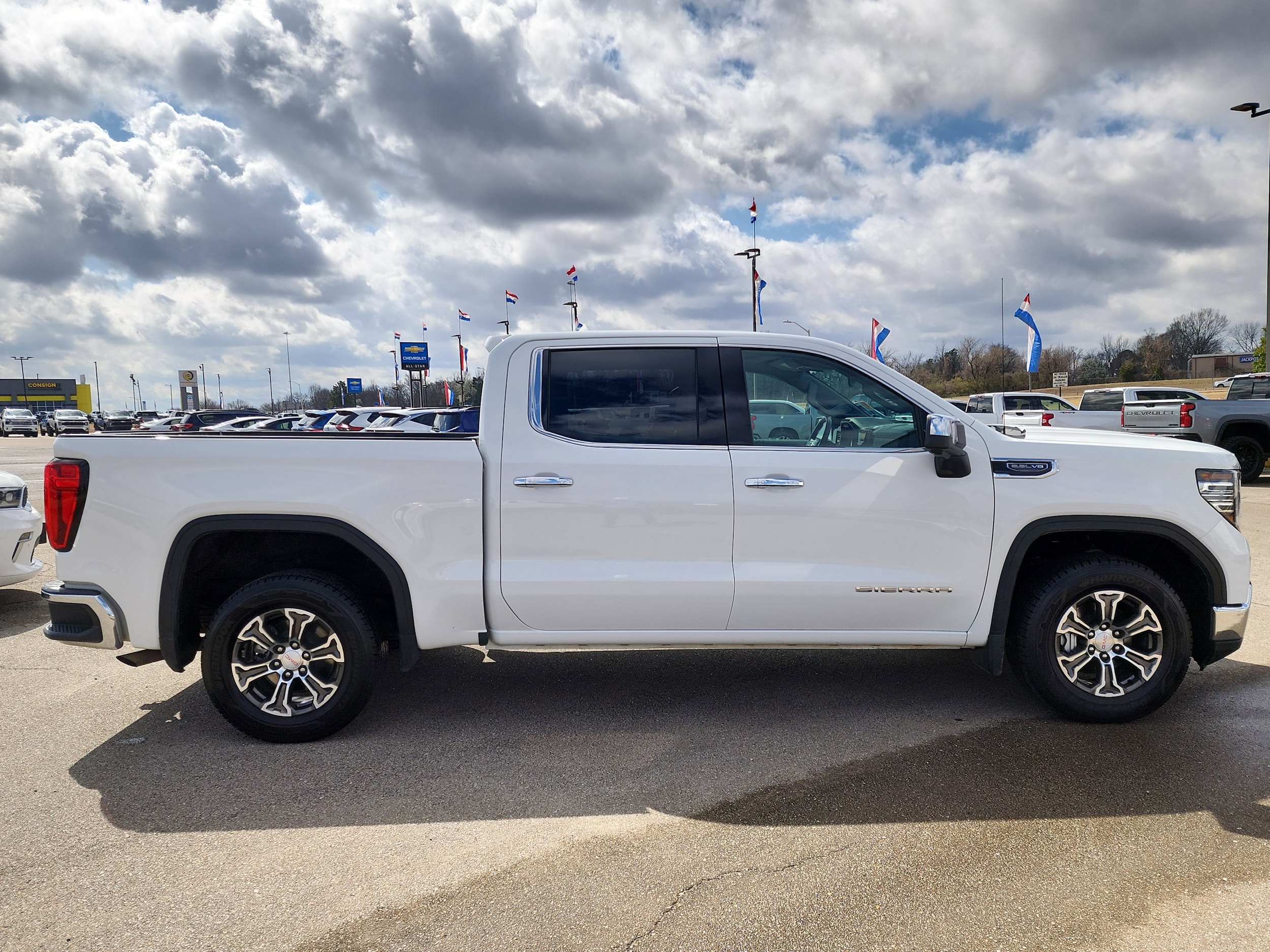 Certified 2024 GMC Sierra 1500 SLT with VIN 1GTPHDED0RZ155733 for sale in Olive Branch, MS