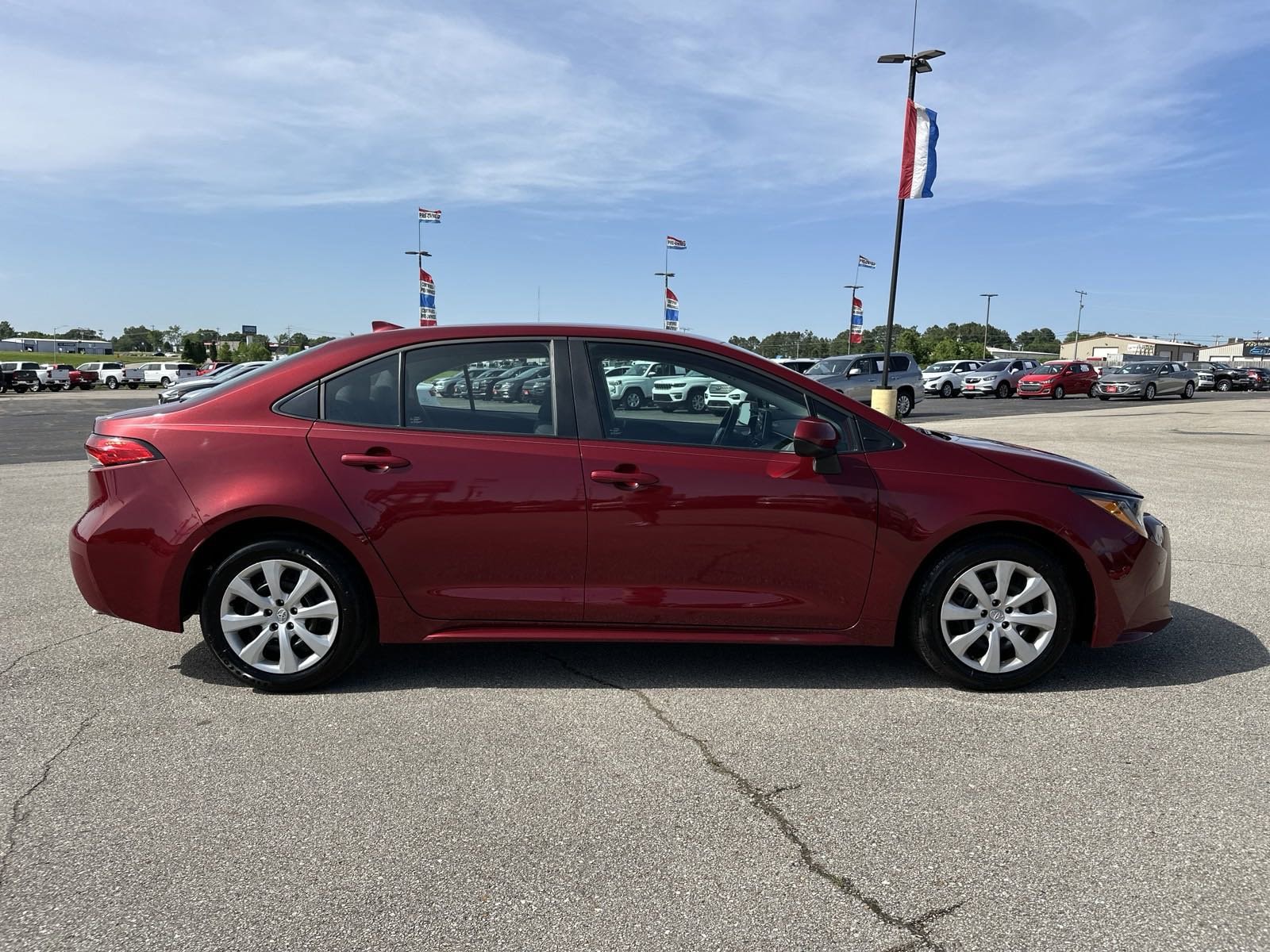 Used 2023 Toyota Corolla LE with VIN 5YFB4MDEXPP050723 for sale in Olive Branch, MS