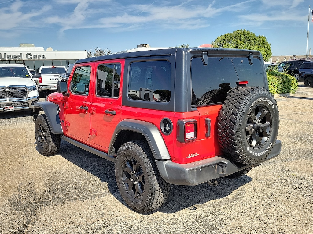 Used 2022 Jeep Wrangler Unlimited Willys 4x4
