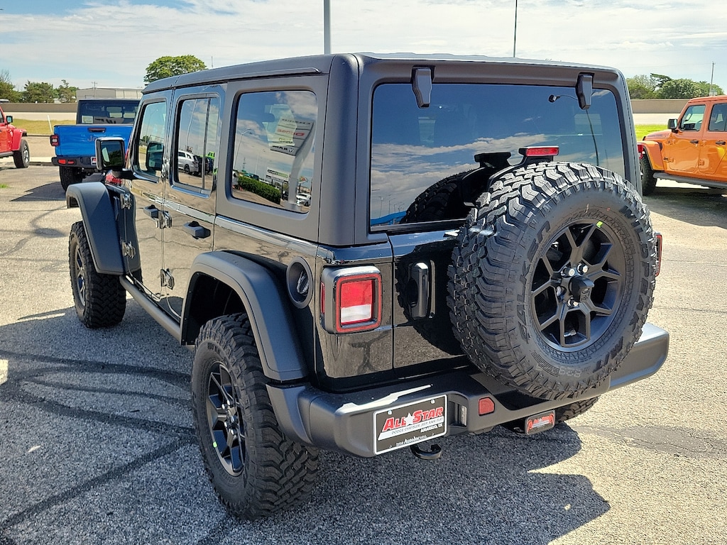 New 2025 Jeep Wrangler 4-DOOR WILLYS Sport Utility